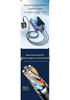 200W Three-in-One Super Fast Charging Cable for Apple 14/15/16/17 and Huawei Devices