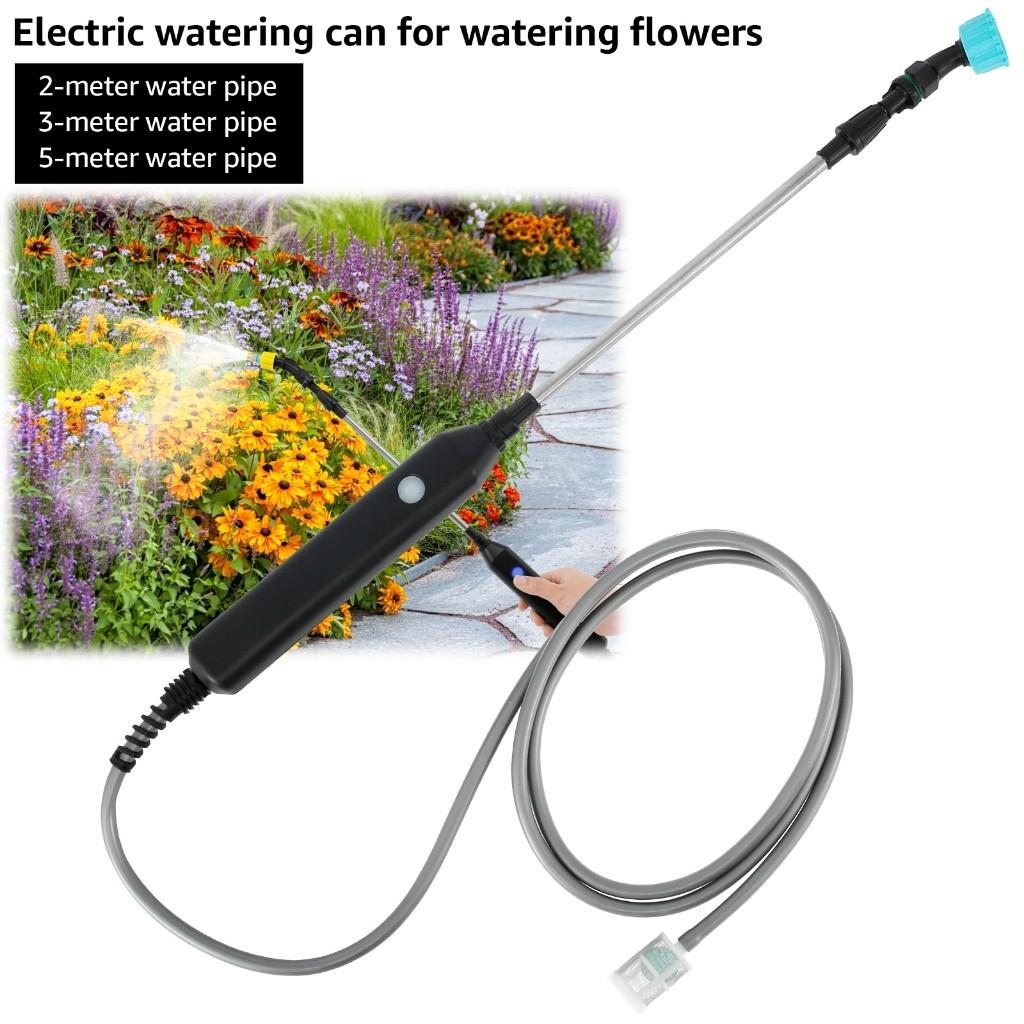 Telescopic Watering Spray Irrigation Tools Portable Electric Garden Sprayer Yard Lawn USB Rechargeable Plant Spray Mister