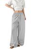 Women's High-Waist Loose Wide-Leg Drawstring Pants - Spring & Autumn