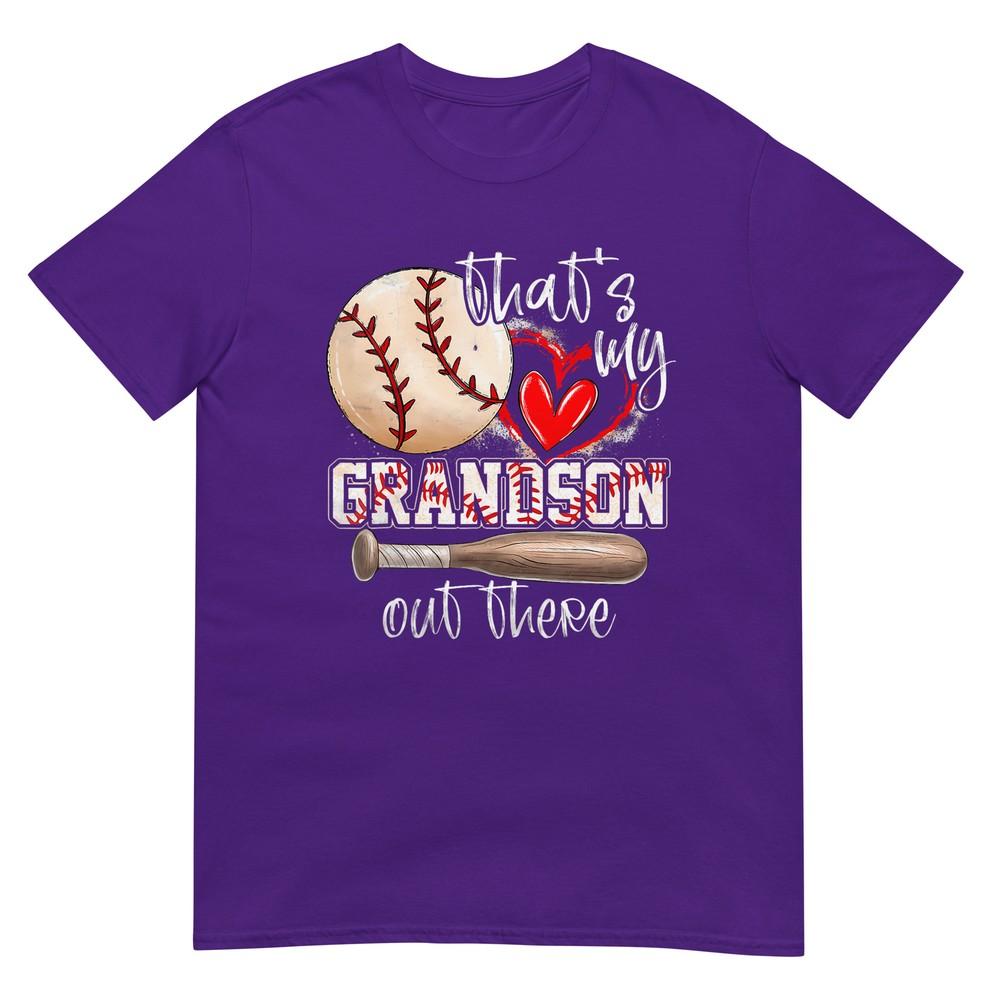 Thats My Grandson Out There Baseball Grandma Mothers Day TShirt