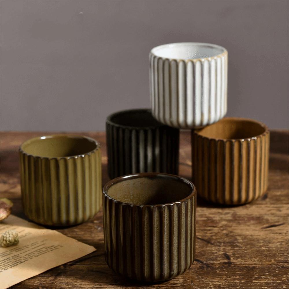 Kiln-Changed Glaze Water Cup Vintage Coffee Mug Japanese Style Ceramic Tea Cup  Afternoon Tea