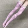 5pairs/lot Zebra Striped Doll Stockings for Blythe Dolls Elastic Thigh High Stocking Long Sock For Barbie 1:6 Doll Accessories