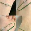 Fashion Creative Lucky Rich Flower Hand Rope Ring For Women Men Adjustable Handmade Braid Bracelets Jewelry Couple Gifts