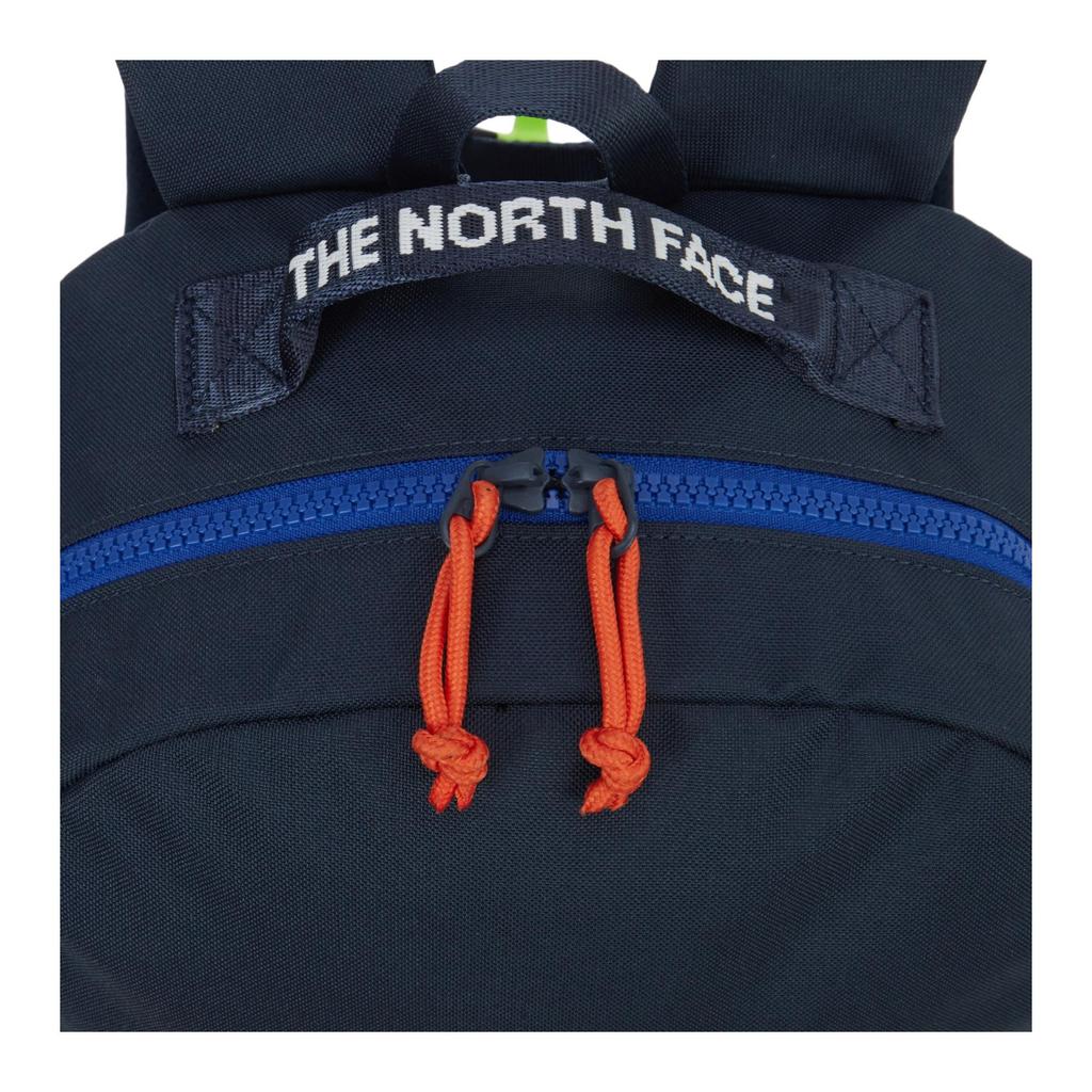 The North Face 16L Brand Logo Color Block Design Polyester Backpack Kids backpack Navy-Blue NM2DR50S