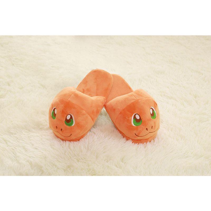 Pokemon Soft Plush Slippers Pikachu Cartoon Character Indoor Home Shoes
