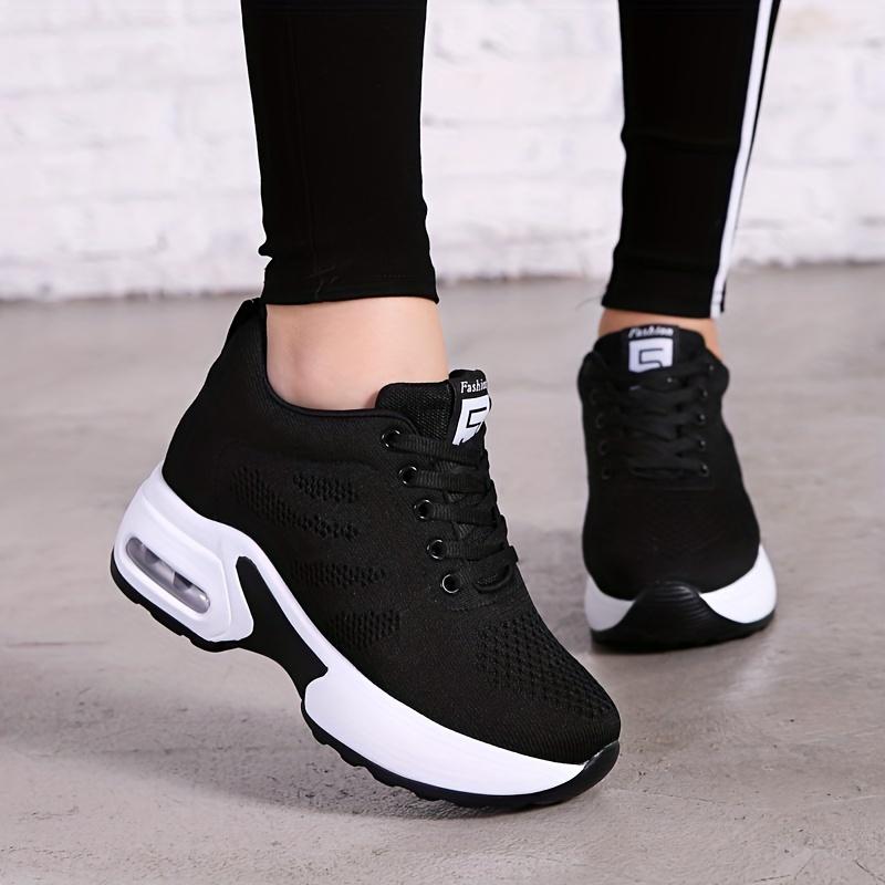 Women's Low-Top Lace-Up Sneakers - Breathable Fabric Upper, Cushioned ComfortWhite Casual Shoes for All-Season Casual Attire, Ladies Sneakers