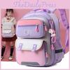Cute Nylon School Backpack For Boys And Girls With Comfy Curved Shoulder Straps
