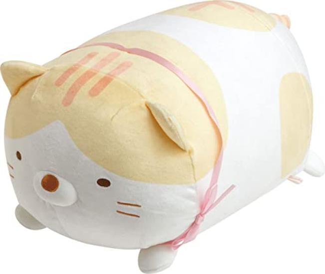 

Sumikko Gurashi Cat Siblings and the Sweet Shop Round Hug Plush Cat Siblings [Tiger] MF36101