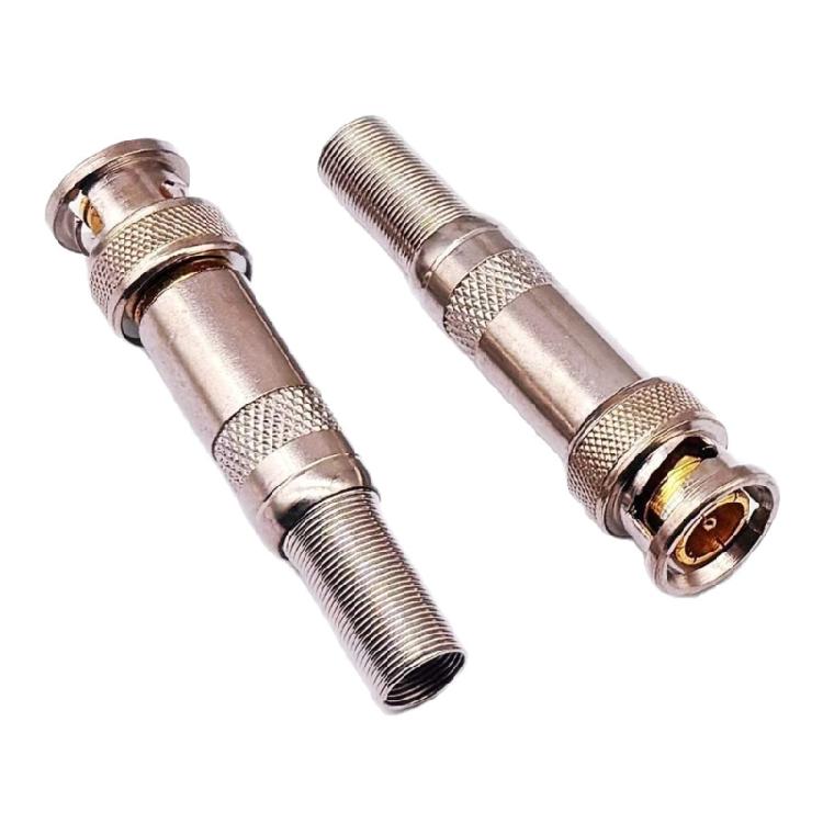 BNC Security Monitoring Line Accessories BNC Solderless Hardware Male Camera Video Cable Video Coupling Connector