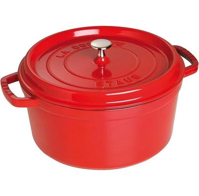 Cocotte Zwilling Staub, Round, 28 Cm, Cherry Red, 6.7 L (40509-852-0)
