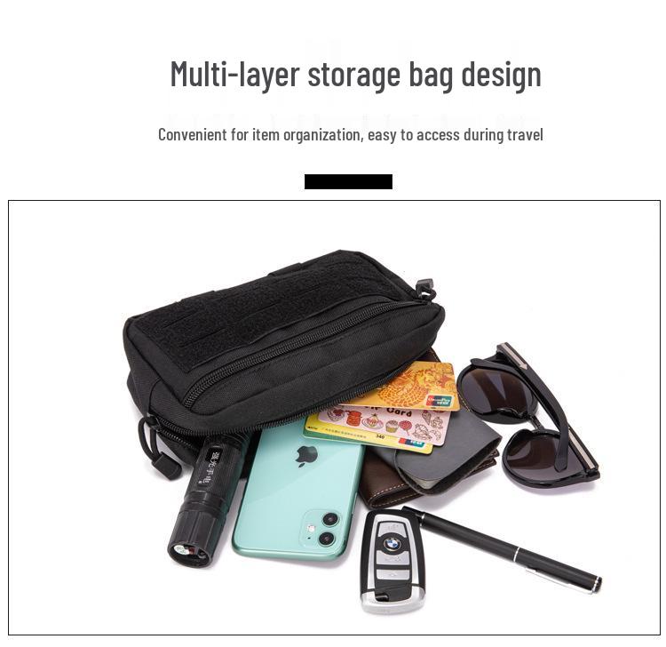 Tactical Outdoor Multifunctional Medical Waist Pack with Molle