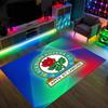 Blackburn Rovers Football Design Crystal Velvet Carpet Cozy Non?Slip Printed Rug For Bedroom Living Room Entrance
