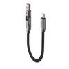 Cable USB-C - USB-A / USB-C 480Mb/s 3A 0.2m - Black