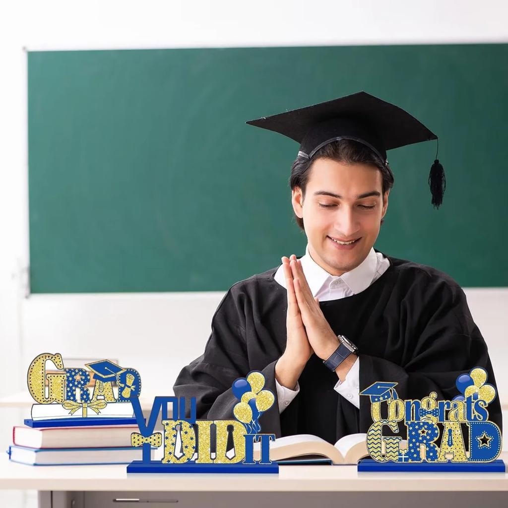 4 Pieces Graduation Party Decorations For High School College Graduation Party Favors