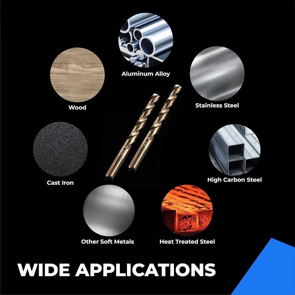 M35 Cobalt Twist Drill 1mm-10mm Twist Drill Bit New Drill Chuck Wood