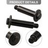 Heavy Duty 614650 Shoulder Wheel Bolt for Toro Mowers and Snow Throwers 2 Pack