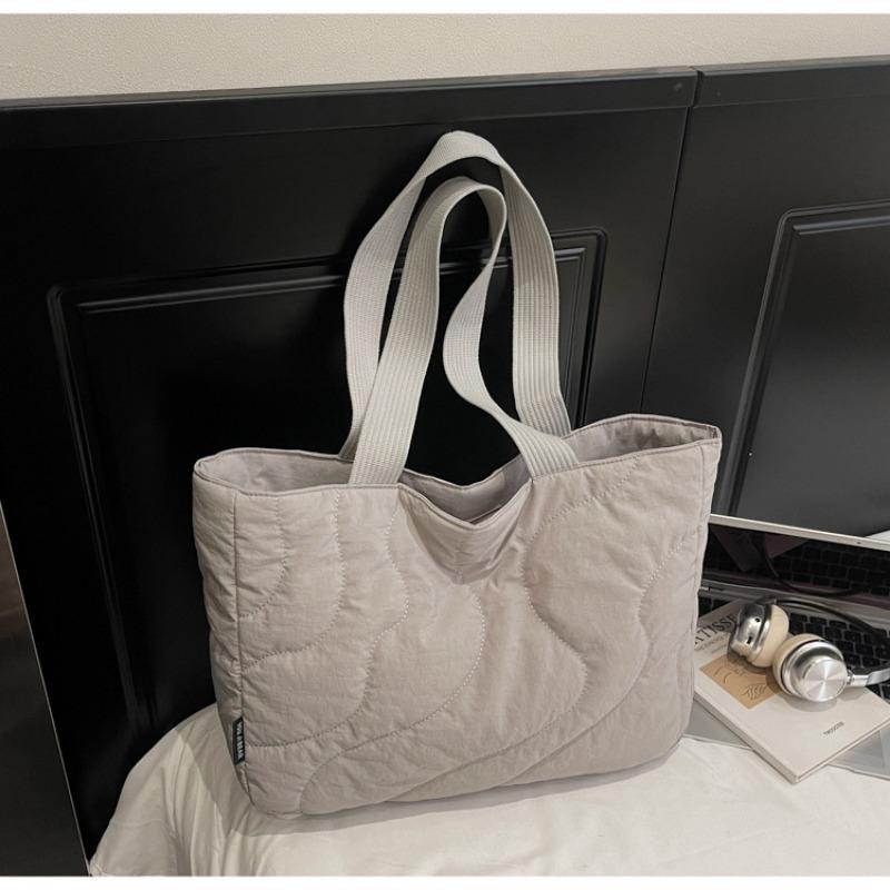 Bolso Casual de Gran Capacidad, Bolso de Hombro Único para el Trabajo, Bolso Tote Estudiante para Clase