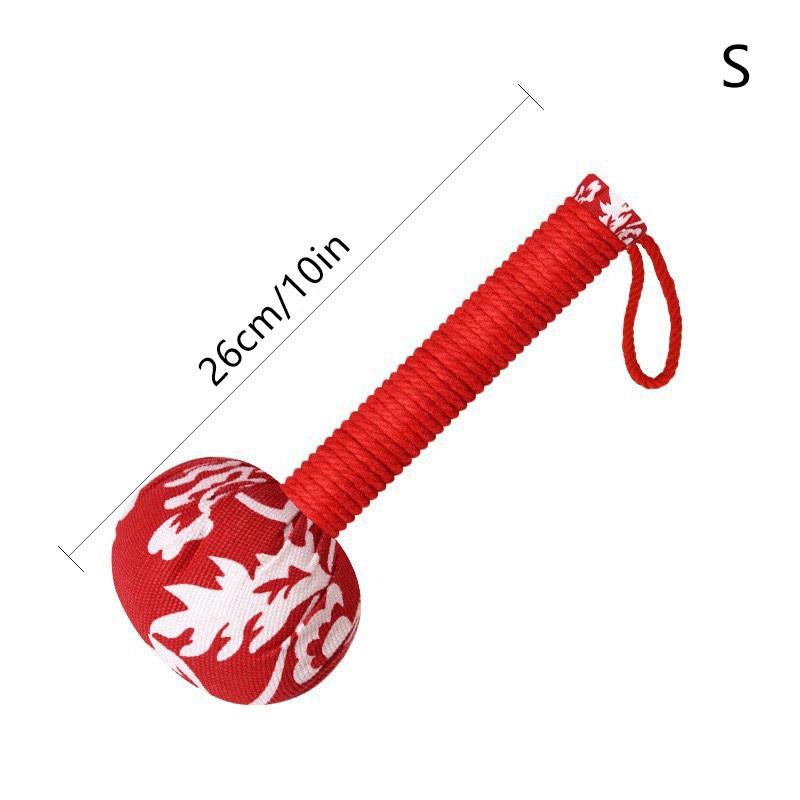 

Long-Handled Wormwood Massage Hammer for Lymphatic Drainage - Manual Full Body & Back Relief, Stress Reduction, Nylon Material S червоний