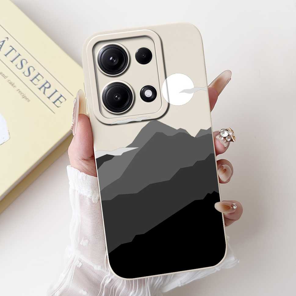 Simple Silicone Case For Redmi Note14S 4G Cute Panda Rabbit Shockproof Back Cover Note14 For Xiaomi Redmi Note 14 14S Cases