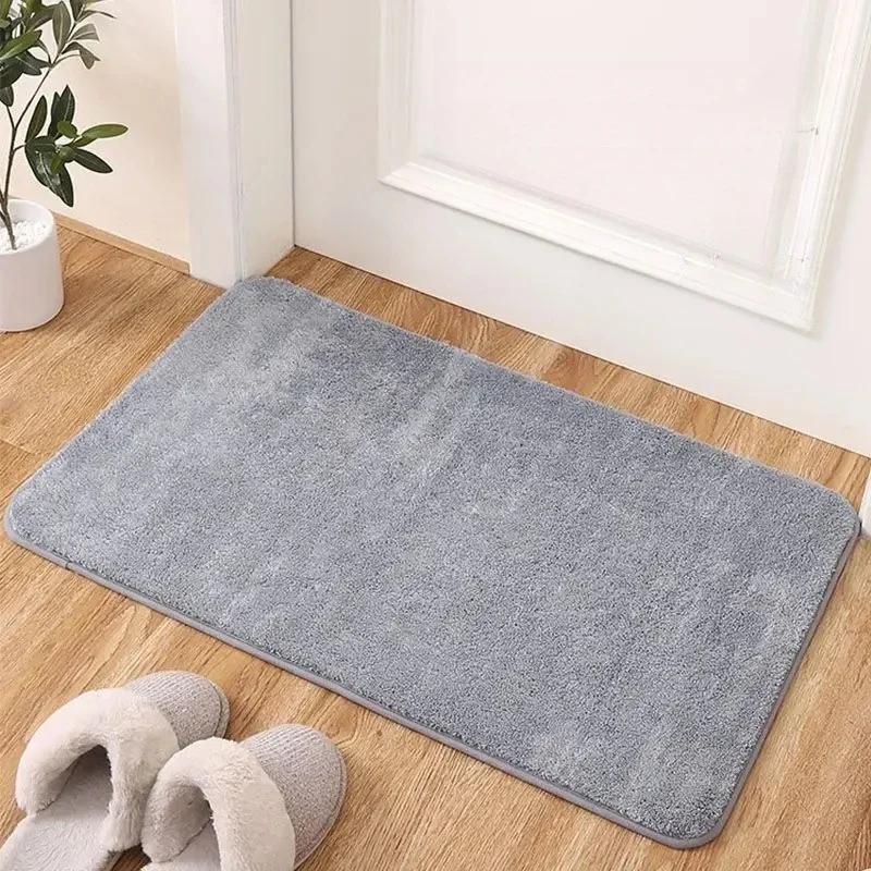 Bathroom absorbent mat quick drying non slip floor mat toilet rug carpet door mat bathroom bedroom carpet