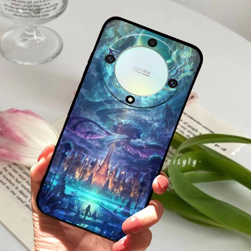 For Honor Magic6 Lite 5G Case Shockproof Soft TPU Silicone Phone Cover For Honor Magic 6 Lite 5G Capa Cartoon Magic6Lite 6 Lite