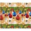 Christmas Ornament Balls Print Flannel Blanket Merry Xmas Soft Warm Throw Blanket Sofa Bed Holiday Home Decor Gift