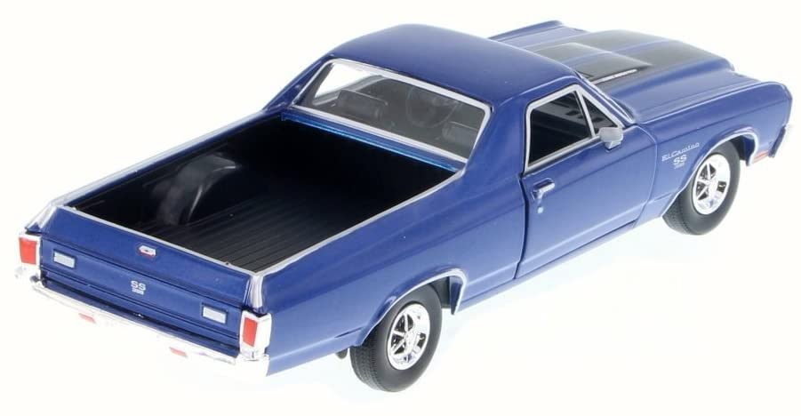 MOTORMAX Scale El Camino Diecast Model EL CAMINO SS396 1970 1/24 Car, (Blue)