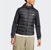 Куртка Adidas Man Essentials Hybrid Hooded Down Jacket черная (HZ4430)
