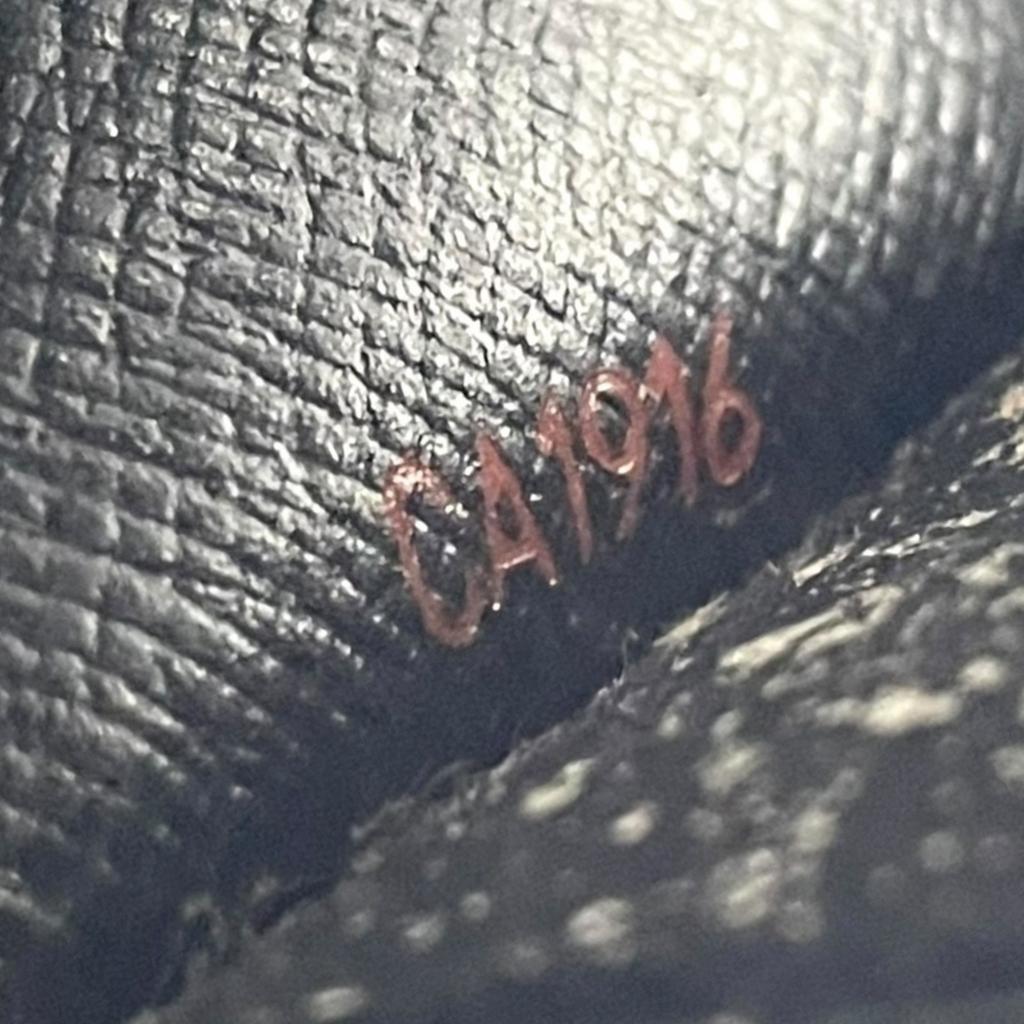 Used LOUIS VUITTONKey Holder  Black Leather Unisex