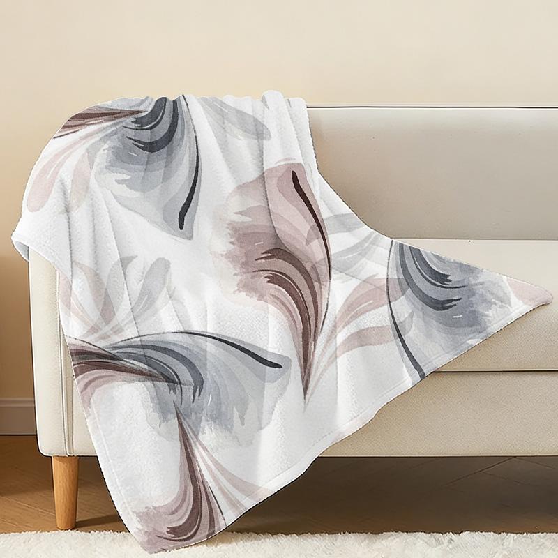 Soft Flannel Fleece Blanket: Breathable, Skin-friendly All-Season Lightweight Throw for Home Office, Elegant Home Decor, Halloween & Christmas Use