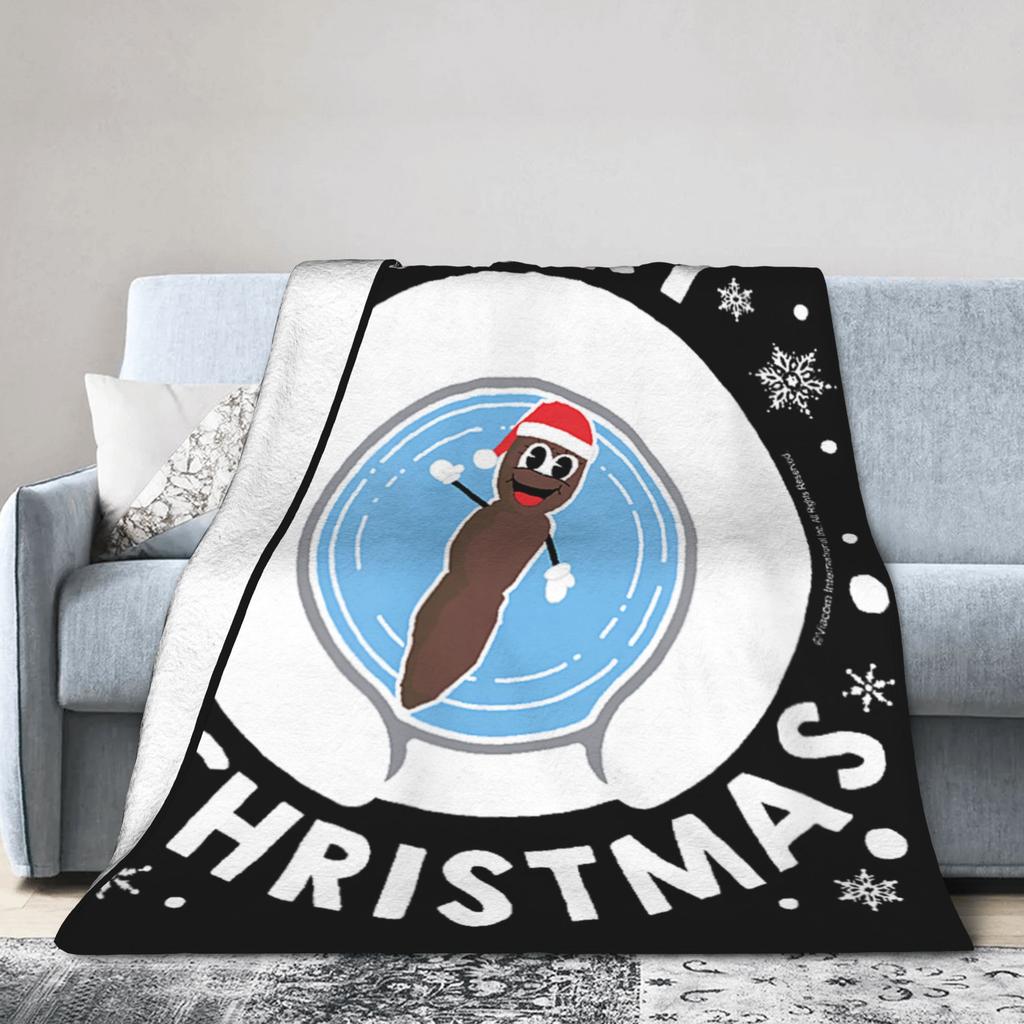 Mr Hankey Merry Christmas Southparkd Blankets Anime Flannel Throw Blanket Summer Air Conditioning Decor Ultra-Soft Warm Bedsprea