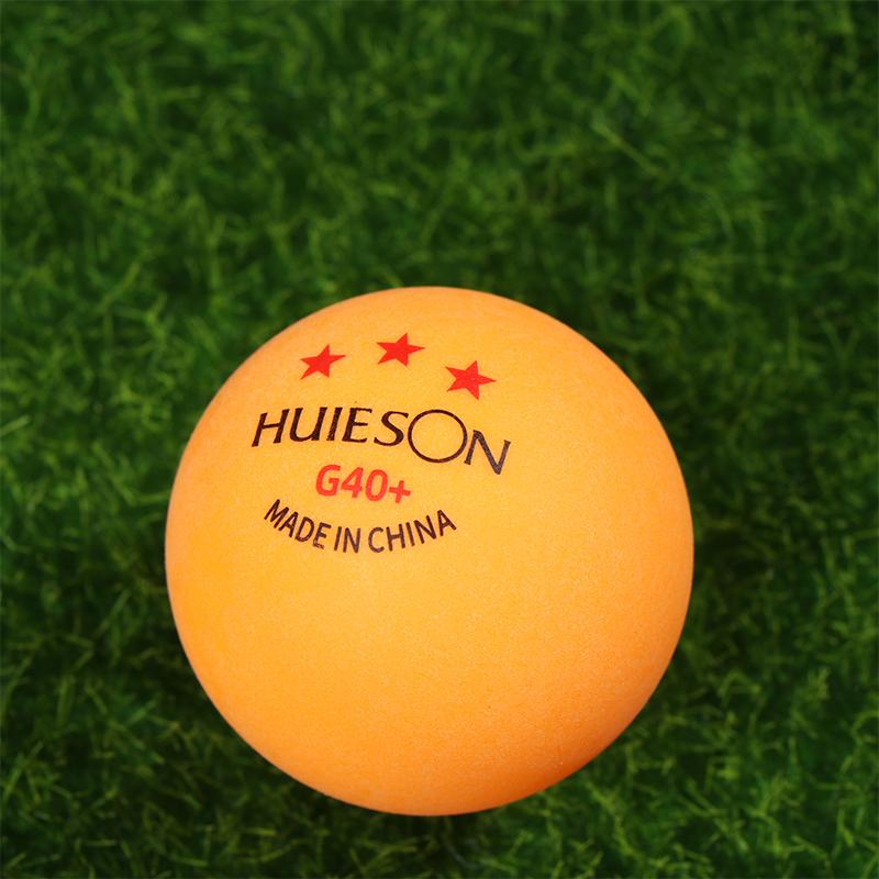 10Pcs 3 Star Table Tennis Training Balls G40+ White Orange Abs Ping Pong Balls For Table Tennis Club Training Pingpong Balls