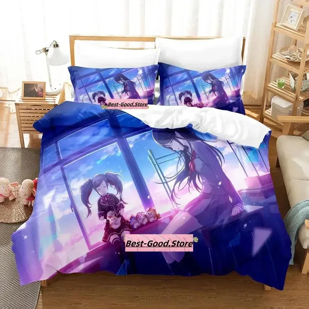Kawaii Ichika Hoshino Sängkläder Set Enkelt Twin Full Queen King Size Sängset Vuxen Barn Sovrum Påslakan Set Tryck Anime Tjejer