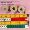 Thick Tailor Tape Measure - Retractable with Snap, Inch & Centimeter Scale for Measuring Height & Waist