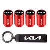 Car Tire Wheel Valve Cap Cover/Car Key Chain Ring Keychain for Kia Sportage Niro Morning Optima K7 K5 K8 K3 K9 Cerato Venga snpwz70