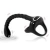 Silicone Penis Ring Cock Ring Vibrator Anal Plug 3-in-1, Male Prostate Vibrating Stimulator Masturbator, Adult Sex Toy, Sex Toys
