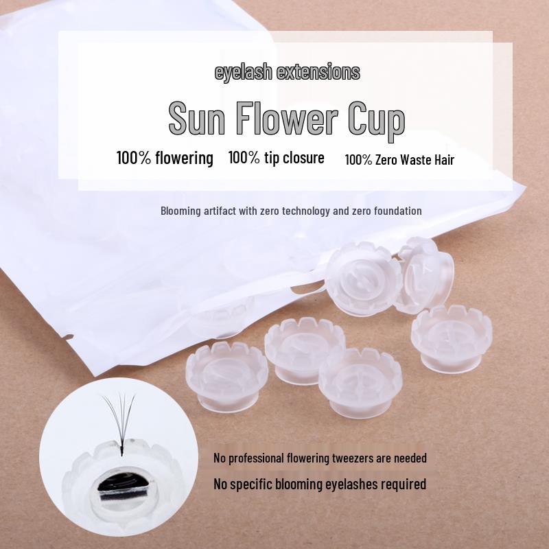 Instant Bloom Eyelash Extension Glue Cup – Sun Camellia