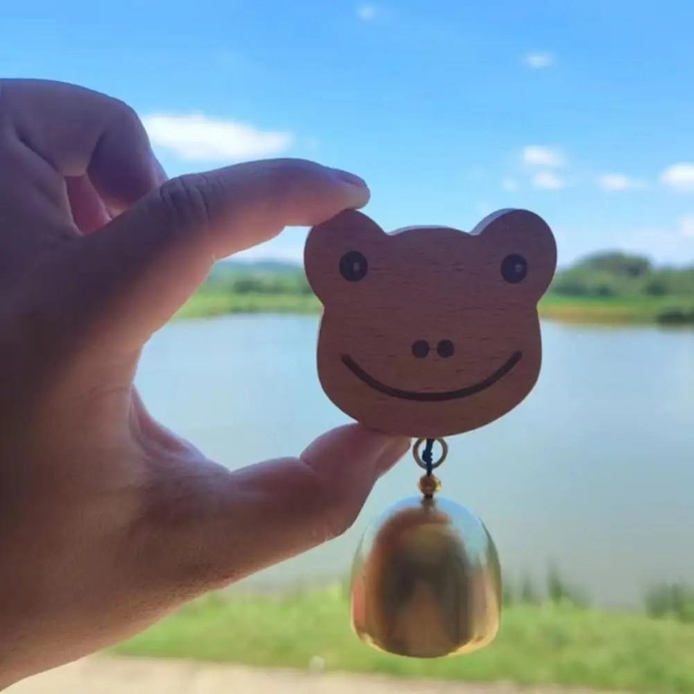 Wooden Door Bell Door Opening Hanging Decorative Shopkeepers Bell Delightful Sound Japanese Style Wind Chime for Business Garden