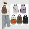 Schoolbag Backpack Female Travel Light Work Contrast Color Commuter Sports Bag Mountaineering Bag Folding School Bag Wholesale New