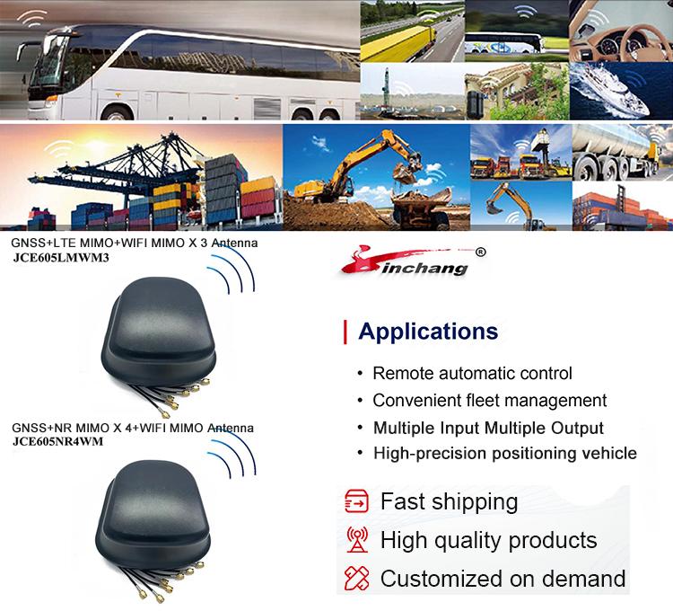 LTE 4G 5Ghz WIFI MIMO Antenna Long Range Car GPS GNSS Combination Antenna 5 in 1 External Combo Antenna for Automatic Drive
