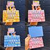 26 Keys Mechanical Keyboard Toy Clear Key Sounds Bag Pendant Charm  Stress Relief Use