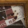 Boucles d'oreilles pendantes vintage en émail rouge bordeaux - Clous de style rétro français