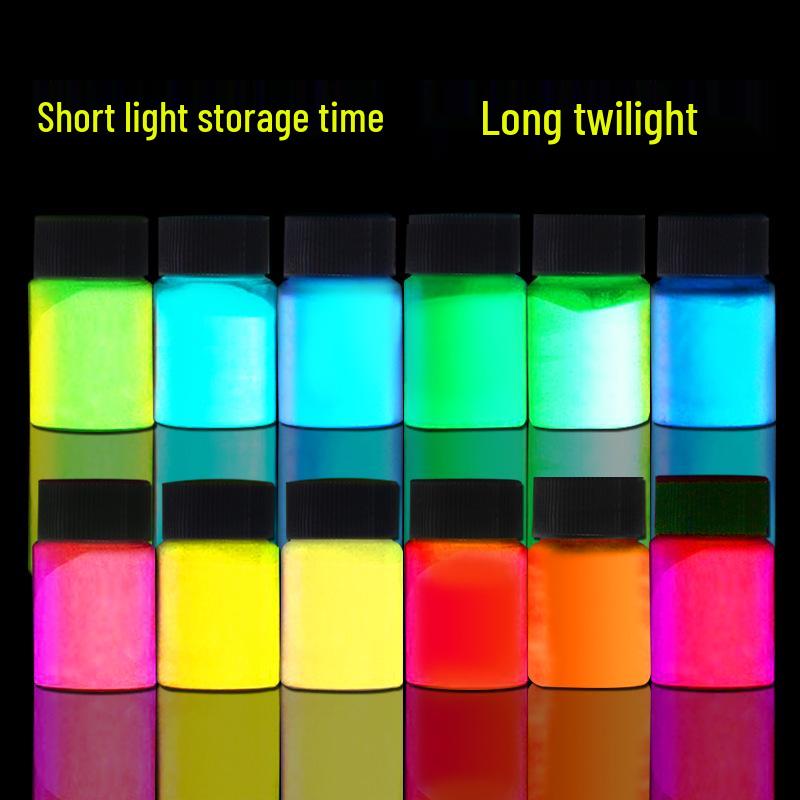 20g/30g Bottle of High-Luminosity Oil-Based Fluorescent Powder for DIY Crystal Resin, Available in 13 Colors