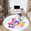 1pc My Little Pony Office Round Area Rug, Under Office Chairs Bedroom Living Room Home Decor  A1022163