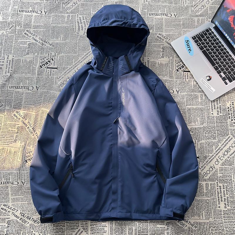 Kamiya River Unisex Black Warrior Hooded Workwear Jacket - Velvet Thickened Cotton