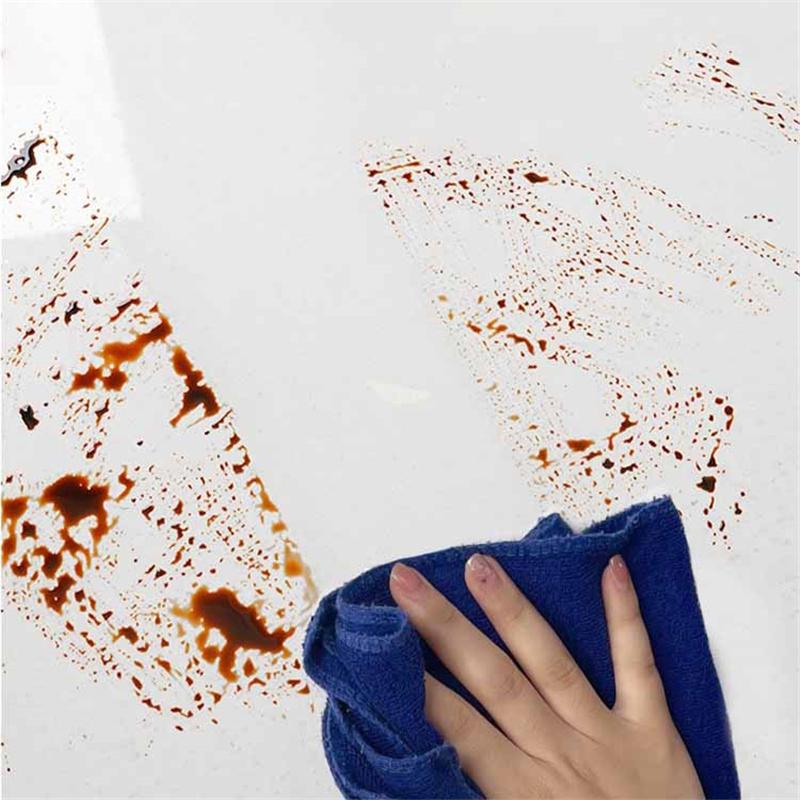 Adsorption durch statische Elektrizität Wandaufkleber Transparent Schmutzabweisende Folie Küche Wasserdichte & Ölbeständige Tapete