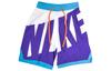 Casual Shorts Men's Blue With White Lettering Moderate AT3165-100