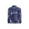 Levis New Relaxed Fit Sherpa Trucker Jacket Full Print Long Sleeve Zip Jacket Men Jacket Blue A5785-0001