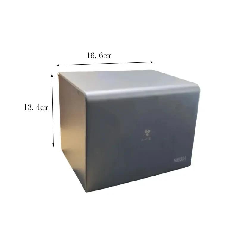 

1pcs Stainless Steel Tissue Box Kitchen Waterproof Toilet Roll Holder Wall Mounted Roll Paper Bathroom Box Toilet Paper Storage