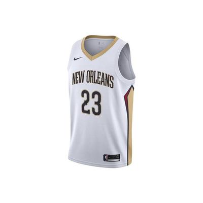 Anthony Davis #23 New Orleans Pelicans Débardeur de Basketball Performance Hommes Hauts Blanc 864433-100